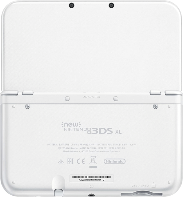 New Nintendo 3DS LL Pearl White box art for Nintendo 3DS